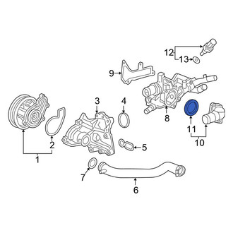 Honda OE - Engine Coolant Thermostat Housing Gasket