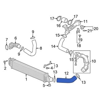 Honda OE - Front Intercooler Pipe