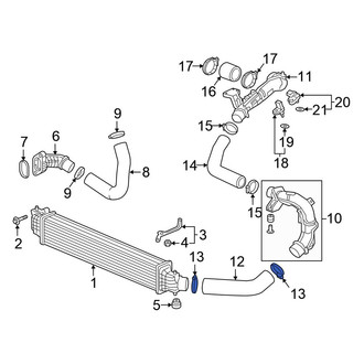 Honda OE - Front Intercooler Pipe Clamp