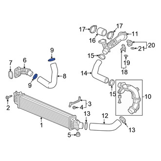Honda OE - Front Intercooler Pipe Clamp