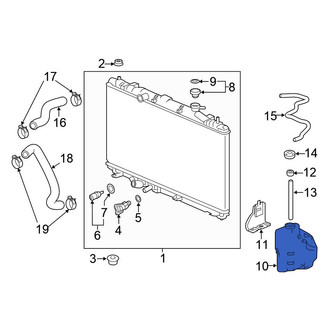 Honda OE - Engine Coolant Reservoir