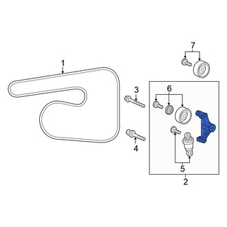 Honda OE - Accessory Drive Belt Tensioner Assembly