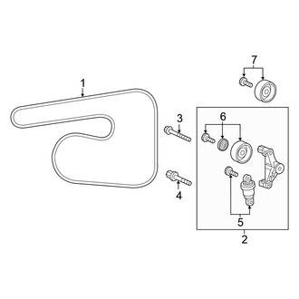 Honda OE - Cooling - Belts & Pulleys (2.0L)