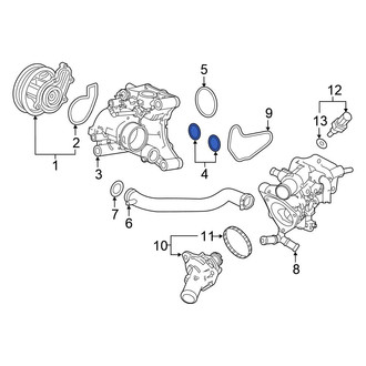 Honda OE - Engine Water Pump Housing O-Ring