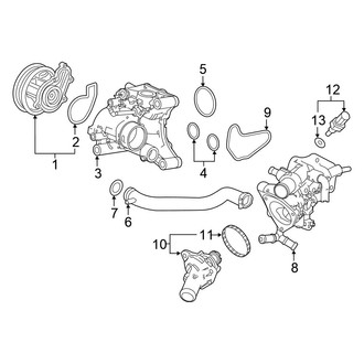 Honda OE - Cooling - Water Pump (EX-L / Sport / Touring 2.0L)