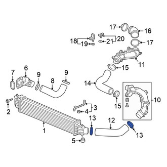 Honda OE - Front Intercooler Pipe Clamp