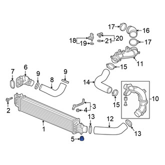 Honda OE - Lower Intercooler Insulator