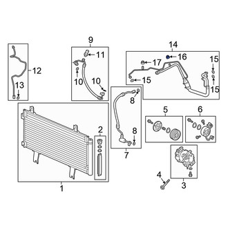 Honda OE - Rear A/C Service Valve Cap