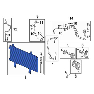 Honda OE - A/C Condenser