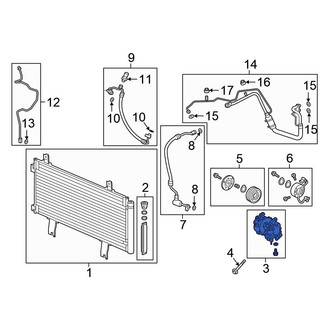 Honda OE - A/C Compressor