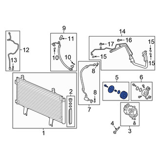 Honda OE - A/C Compressor Clutch Pulley