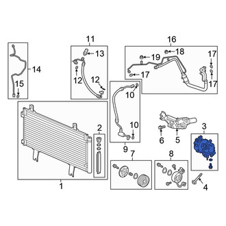 Honda OE - A/C Compressor