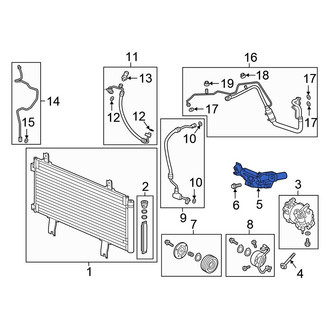 Honda OE - A/C Compressor Bracket