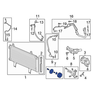 Honda OE - A/C Compressor Clutch Pulley