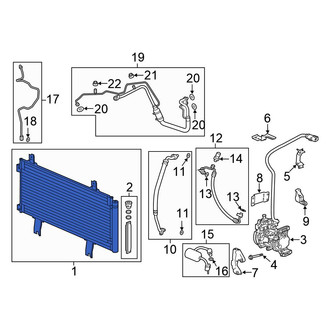 Honda OE - A/C Condenser