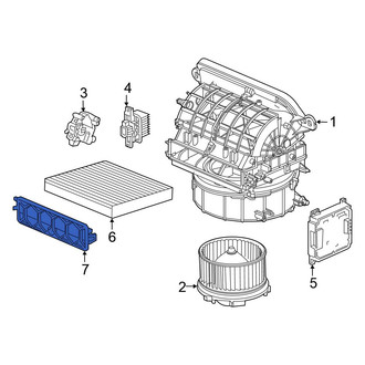 Honda OE - Cabin Air Filter Cover