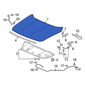 Honda OE - Front Hood Panel