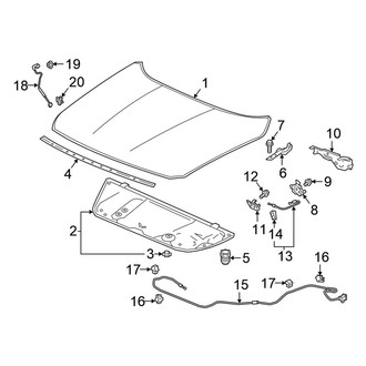 Honda OE - Hood & Components