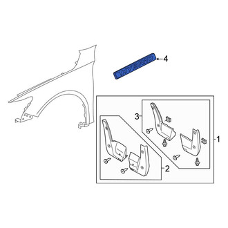 Honda OE - Front Left Fender Emblem