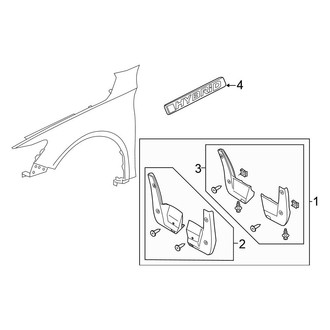 Honda OE - Fender - Exterior Trim