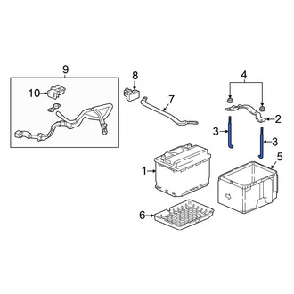 Honda OE - Battery Hold Down Stud