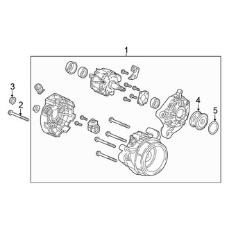 Honda OE - Electrical - Alternator (EX / EX-L / LX / Sport / Touring 1.5L)