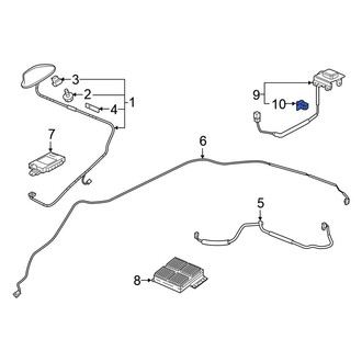 Honda OE - GPS Navigation System Antenna Bracket