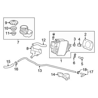 Honda OE - Electrical Components (Brake Pedal, Feel Simulator)