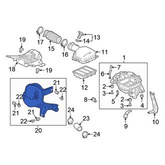 Honda OE - Engine Air Intake Resonator