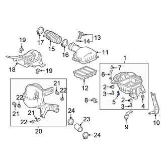 Honda OE - Air Filter Housing Clamp