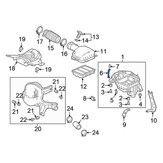 Honda OE - Air Filter Housing Clamp
