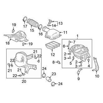 Honda OE - Engine / Transaxle - Air Intake (1.5L)
