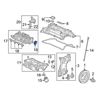Honda OE - Engine Intake Manifold Gasket