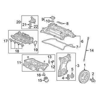 Honda OE - Engine / Transaxle - Engine Parts (1.5L)