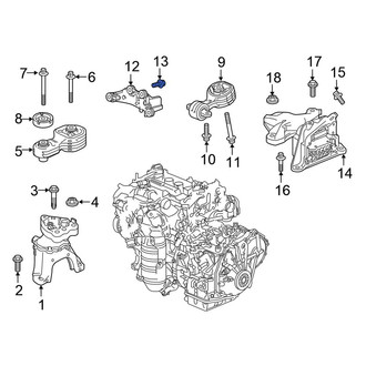 Honda OE - Front Engine Support Rod Bolt