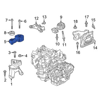 Honda OE - Front Engine Support Rod