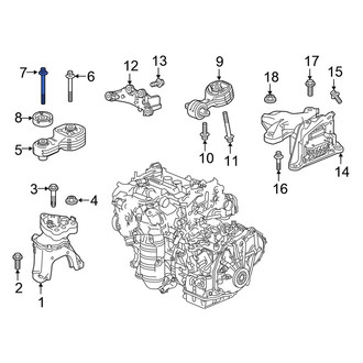 Honda OE - Front Engine Support Rod Bolt