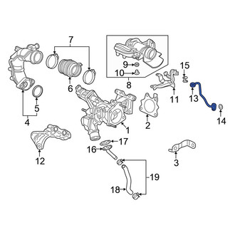 Honda OE - Turbocharger Oil Line