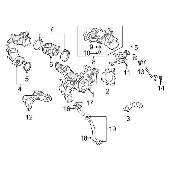 Turbocharger Oil Line Gasket