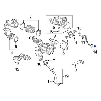 Honda OE - Turbocharger Oil Line Gasket