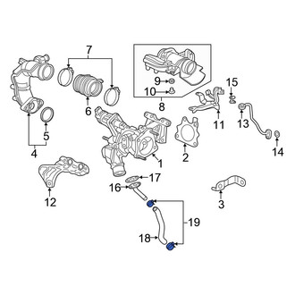 Honda OE - Exhaust Gas Recirculation (EGR) Tube Clamp