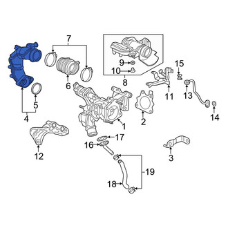 Honda OE - Turbocharger Inlet Hose