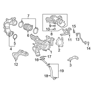 Honda OE - Engine / Transaxle - Turbocharger & Components (1.5L)
