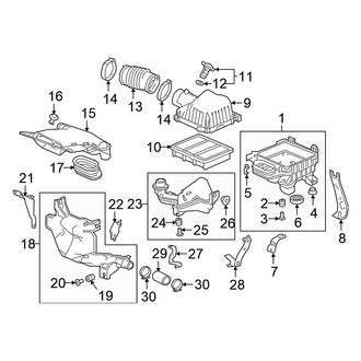 Honda OE - Engine / Transaxle - Air Intake (2.0L)