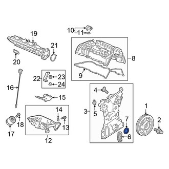 Honda OE - Rear Engine Crankshaft Seal