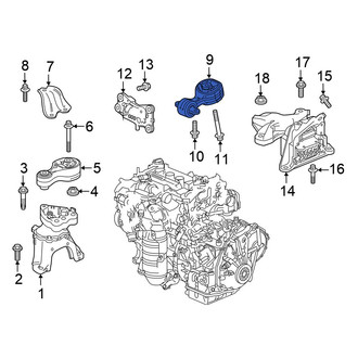 Honda OE - Rear Engine Support Rod