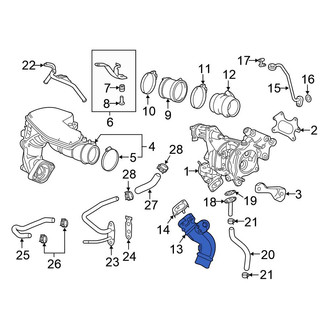Honda Accord Turbocharger Pipes, Hoses & Clamps — CARiD