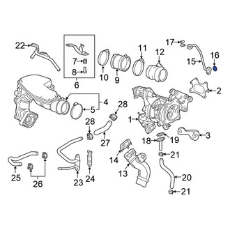 Honda OE - Turbocharger Oil Line Gasket