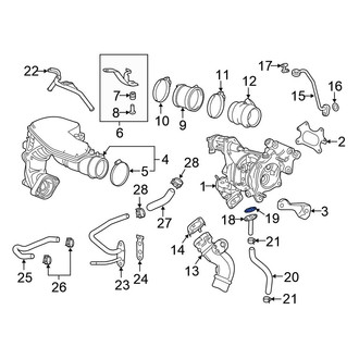 Honda OE - Turbocharger Oil Line Gasket