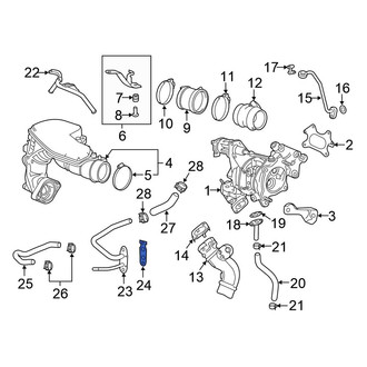 Honda OE - Turbocharger Coolant Line Gasket
